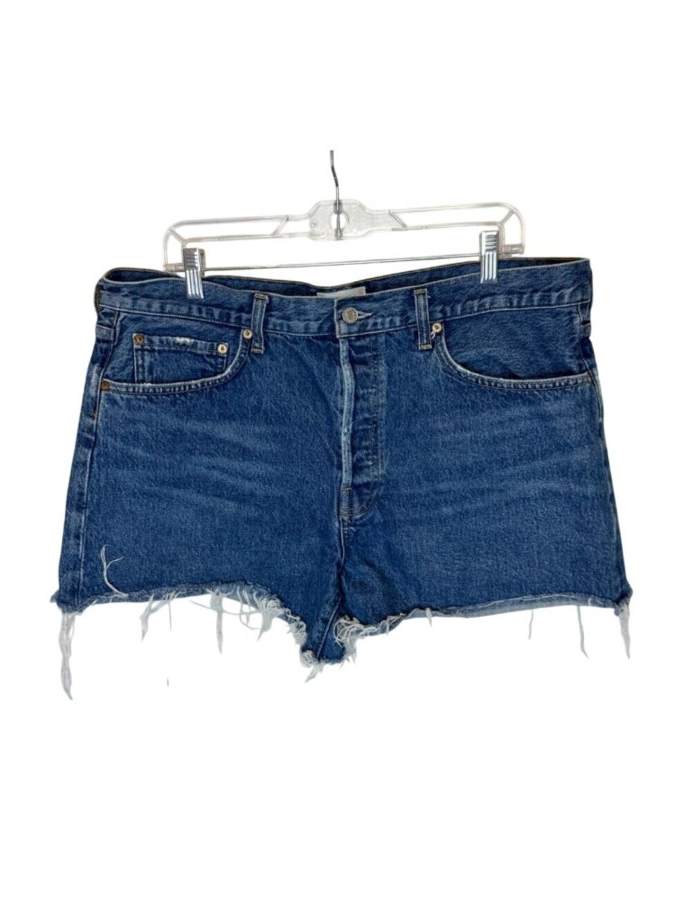 AGOLDE Parker long Denim Shorts - Size  32 - Picture 2 of 7